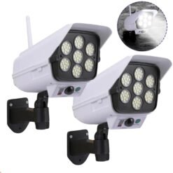 Motion Sensor Solar Lights 2000 Lumens 77 LEDs Spotlight with Remote Controller FloodLights Outdoor IP66 Waterproof - Image 6