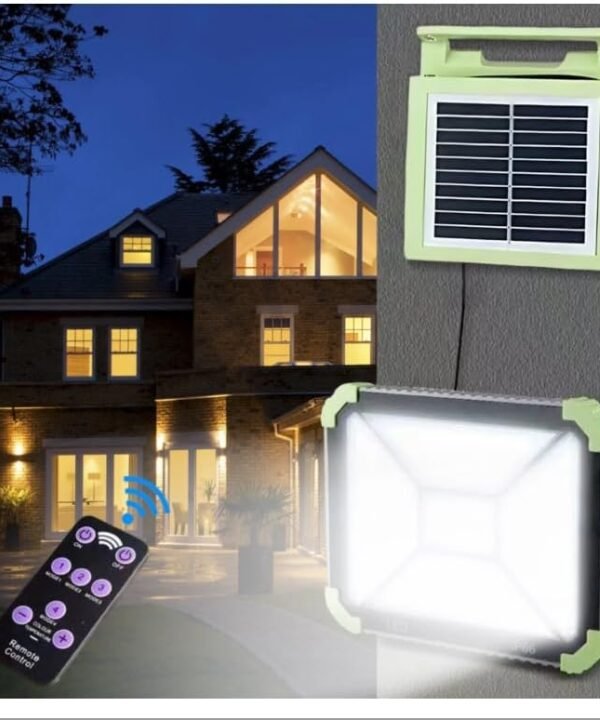 JLP-2193 Multifunctional Split Solar LED Light – Outdoor Security Floodlight with Remote Control, Type-C Charging & IP66 Waterproofing - Image 6