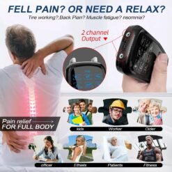 Dual Channel TENS Unit Muscle Stimulator with 10-Pad Set for Pain Relief | FSA-HSA Eligible, Rechargeable Electronic Pulse Massager with 9 Modes, 30 Levels, - Image 10