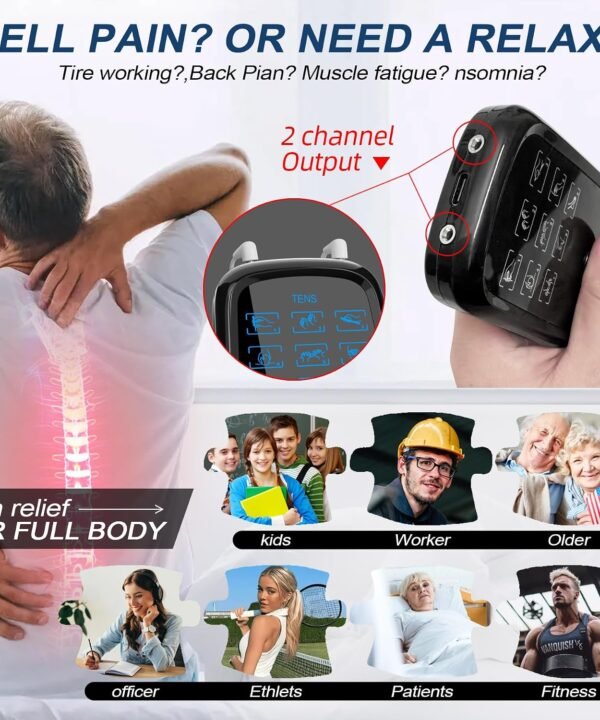 Dual Channel TENS Unit Muscle Stimulator with 10-Pad Set - Best Price in Pakistan | GreyMart