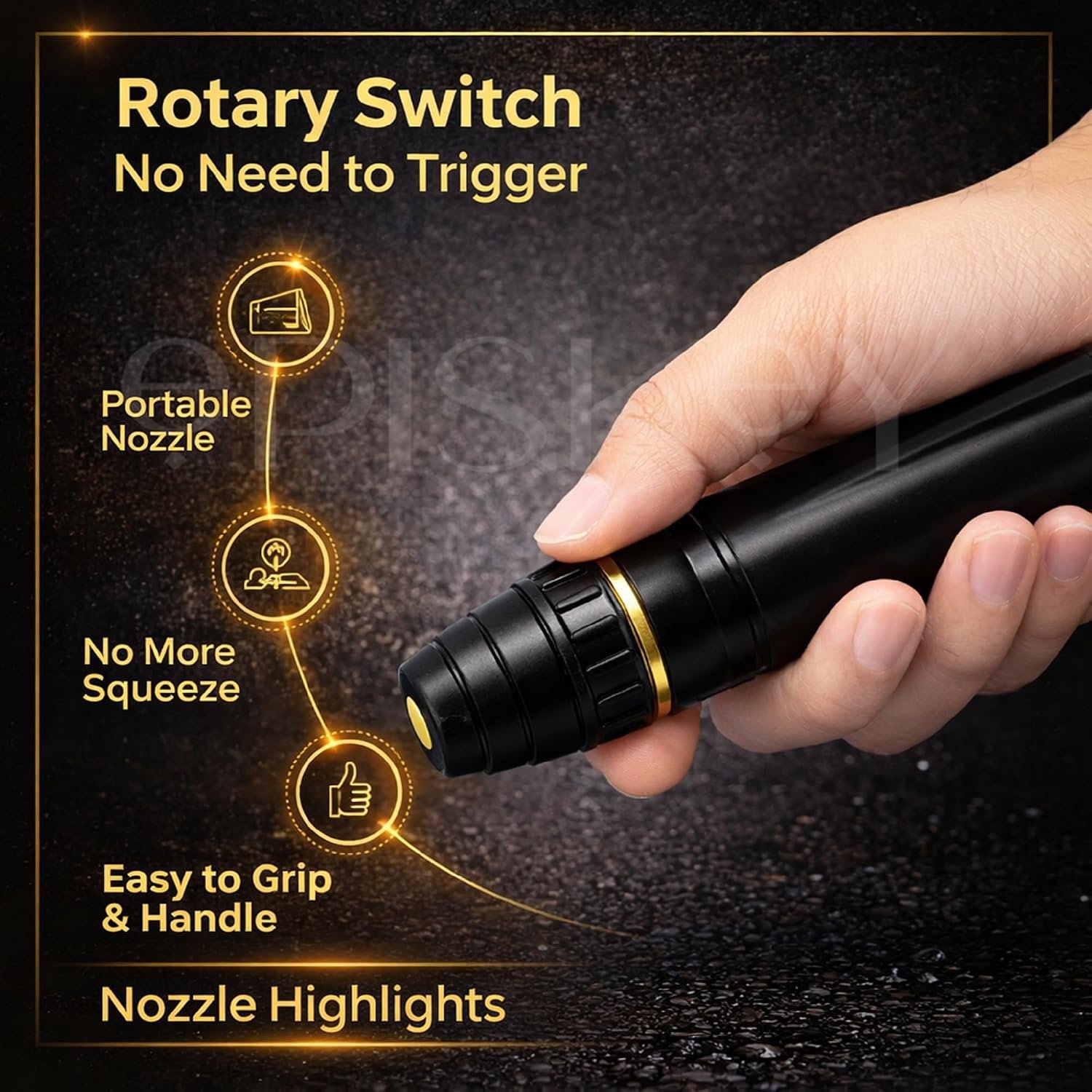 Buy 1 Get 1 FREE High Pressure Water Spray Gun Nozzle for 1/2" Hose Pipe, Car & Bike Wash Nozzle Spray Water Gun - Image 6
