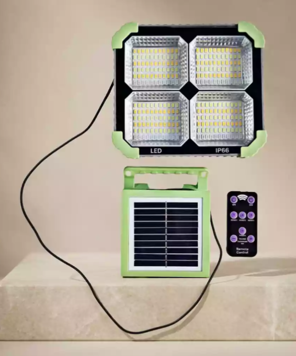 JLP-2193 Multifunctional Split Solar LED Light – Outdoor Security Floodlight with Remote Control, Type-C Charging & IP66 Waterproofing - Image 4