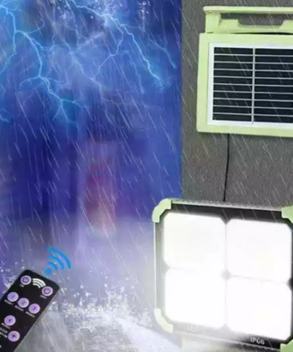 JLP-2193 Multifunctional Split Solar LED Light – Outdoor Security Floodlight with Remote Control, Type-C Charging & IP66 Waterproofing - Image 2