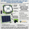 JLP-2193 Multifunctional Split Solar LED...