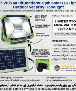 JLP-2193 Multifunctional Split Solar LED...