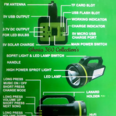 Solar Lighting System hiking lanterns Bluetooth MP3 LED - Best Price in Pakistan | GreyMart