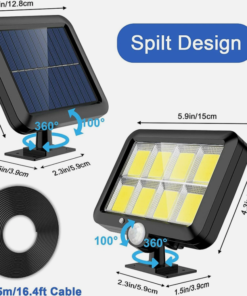 Solar Flash Security Light, Wall...
