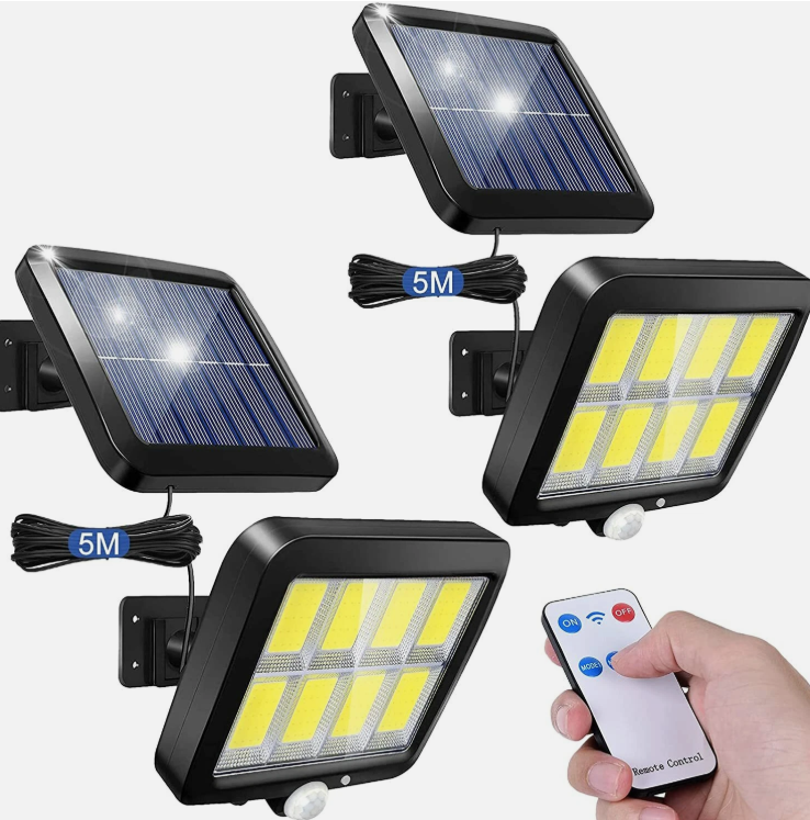 Solar Flash Security Light, Wall Lights Outdoor Flood Light Waterproof, Up to 10 Hours Illumination - Image 2