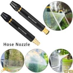 Buy 1 Get 1 FREE High Pressure Water Spray Gun Nozzle for 1/2" Hose Pipe, Car & Bike Wash Nozzle Spray Water Gun - Image 9