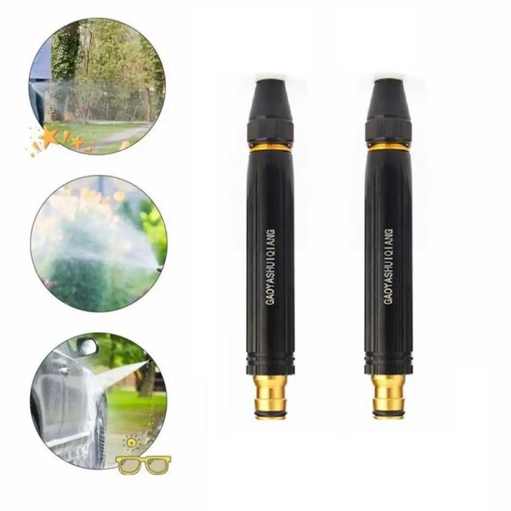 Buy 1 Get 1 FREE High Pressure Water Spray Gun Nozzle for 1/2" Hose Pipe, Car & Bike Wash Nozzle Spray Water Gun - Image 11