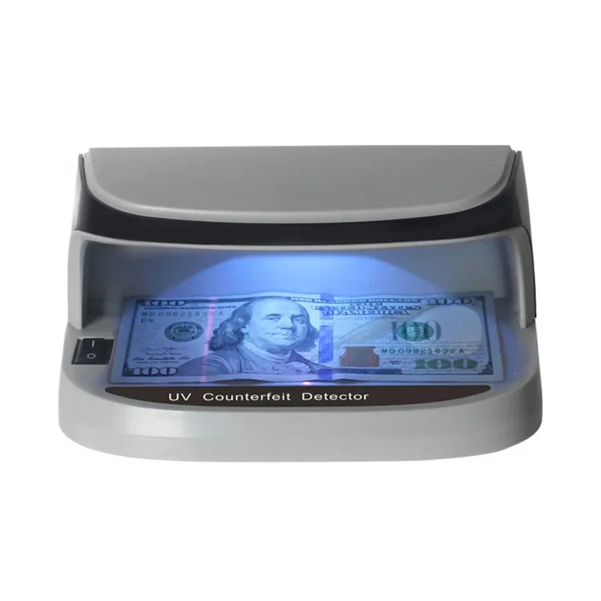 Portable Handy Small UV Counterfeit Detector Bank Note Detector Money Checker - Image 9