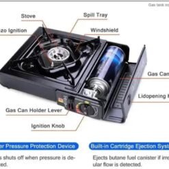 Portable gas camping stove - Image 5