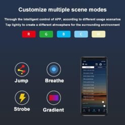 24W Smart RGB LED Flood Light – WiFi Outdoor Floodlight with MagicHome App 1000 colors - Image 6