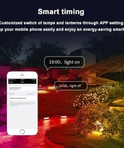 24W Smart RGB LED Flood Light – WiFi Outdoor Floodlight with MagicHome App 1000 colors - Image 7