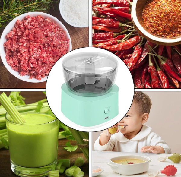 Alternative view of Electric Vegetable Chopper, Mini Food...