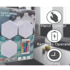 Three-Piece Smart Touch Colorful Rechargeable Remote Control Led Lights Multi function nigh light - Image 7