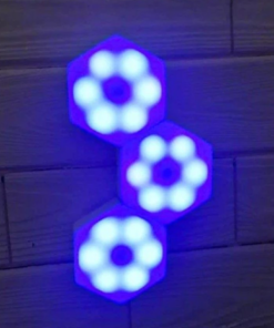 Alternative view of Three-Piece Smart Touch Colorful Rechargeable...