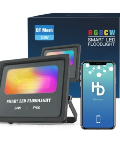 24W Smart RGB LED Flood Light – WiFi Outdoor Floodlight with MagicHome App 1000 colors - Image 3