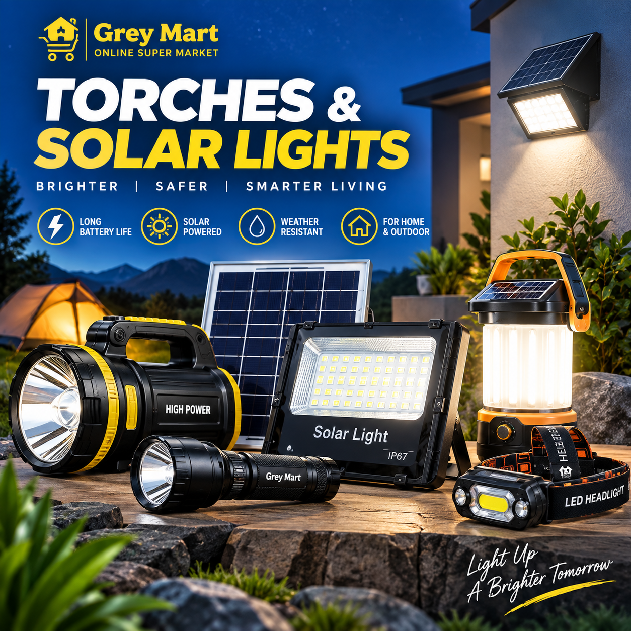 TOURCHES & SOLAR LIGHTS