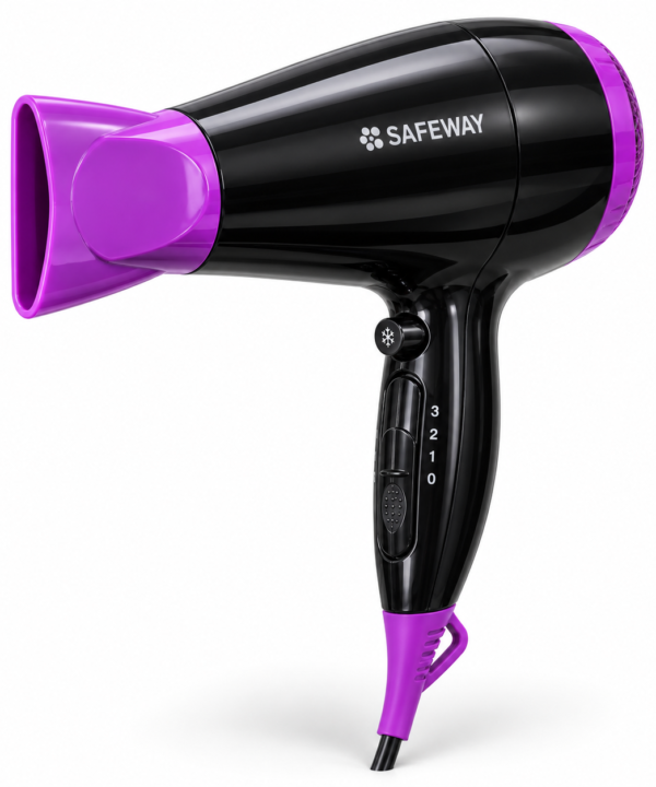 SAFEWAY 1800W Lightweight Hair Dryer with Cool Shot Function - Image 5