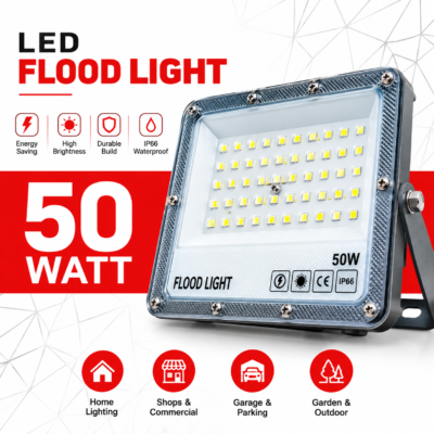 50W LED Flood Light –...