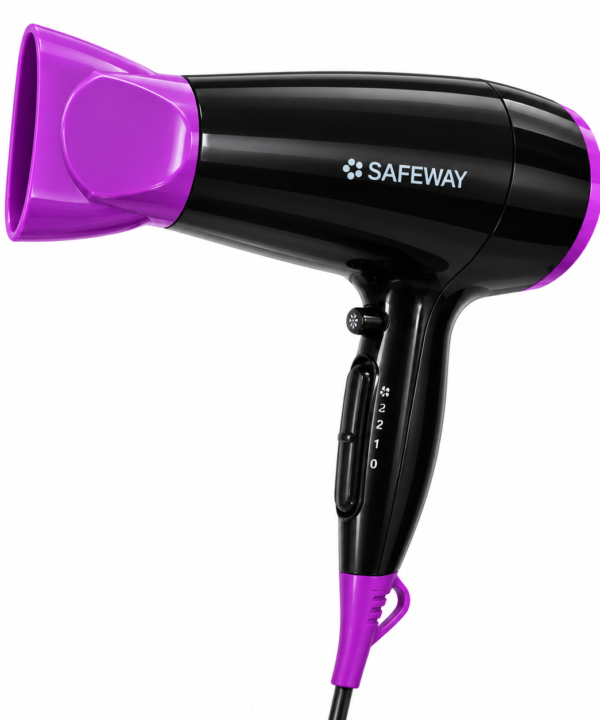 SAFEWAY 1800W Lightweight Hair Dryer with Cool Shot Function - Image 2