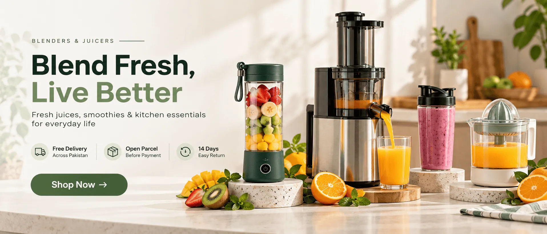 Blenders & Juicers – Blend Fresh, Live Better