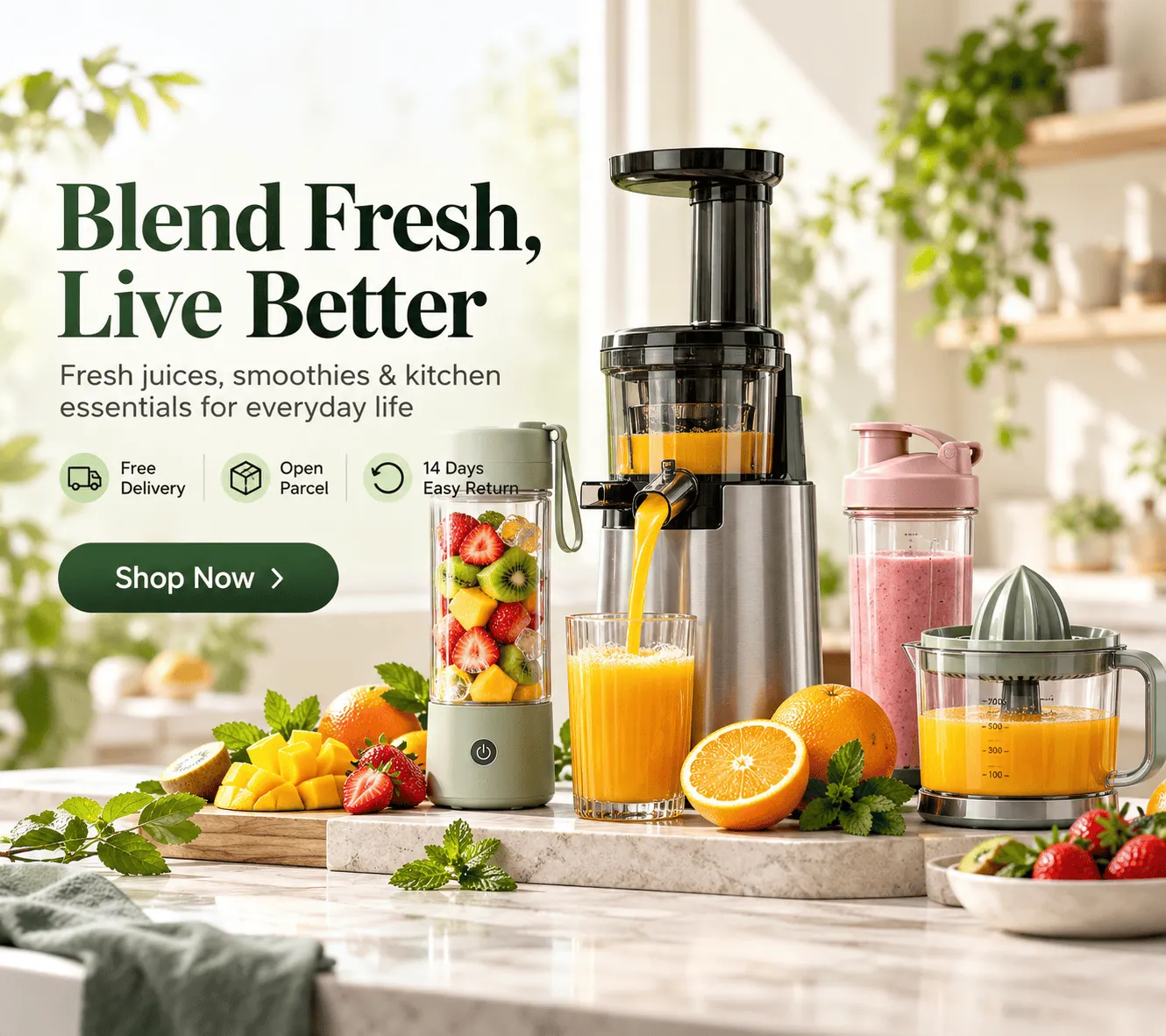 Blenders & Juicers – Blend Fresh, Live Better